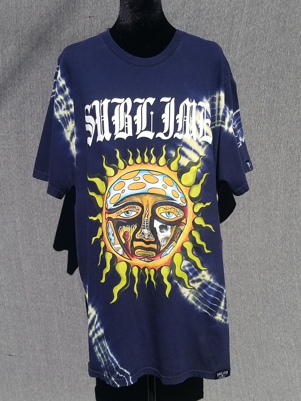 Sublime Sun Face Tie Die Tee Sullen Art Collective -121
